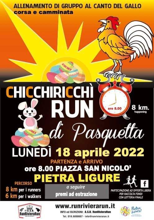 CHICCHIRICCHÌ RUN DI PASQUETTA